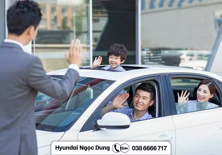 Thủ tục mua xe Hyundai nhanh chóng.